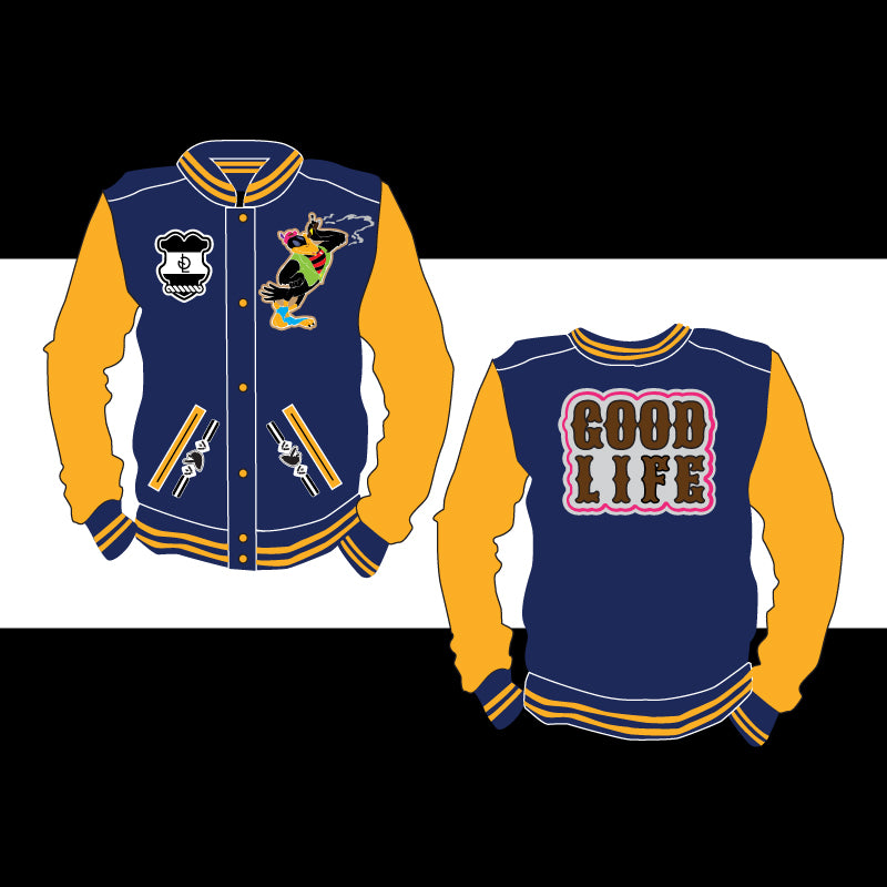 Crowhiba Varsity Jacket (Made To Order)